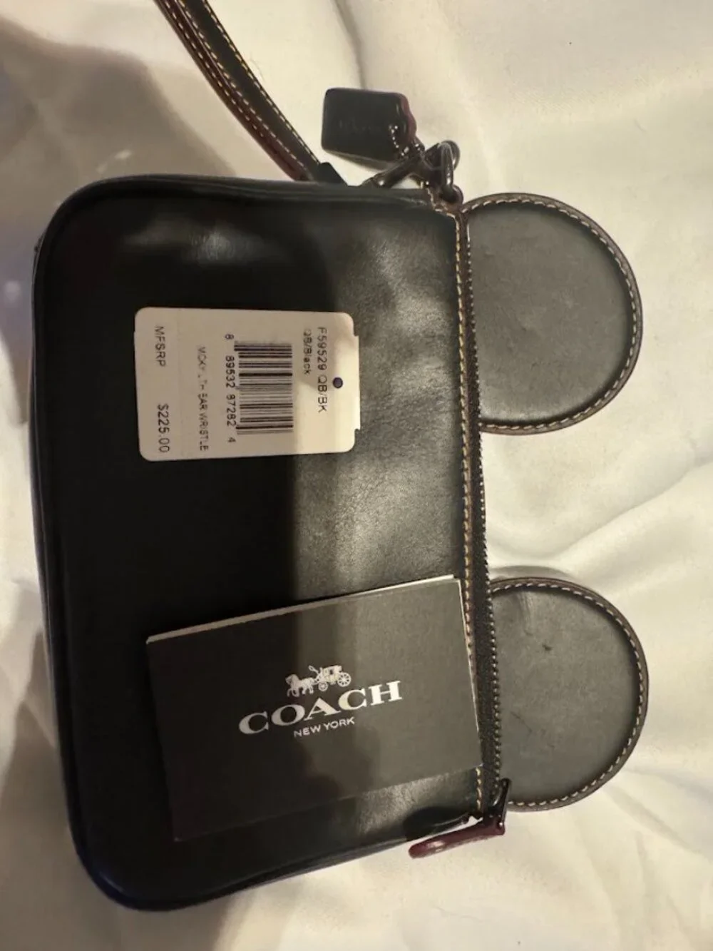 Coach Mickey Ears Wristley